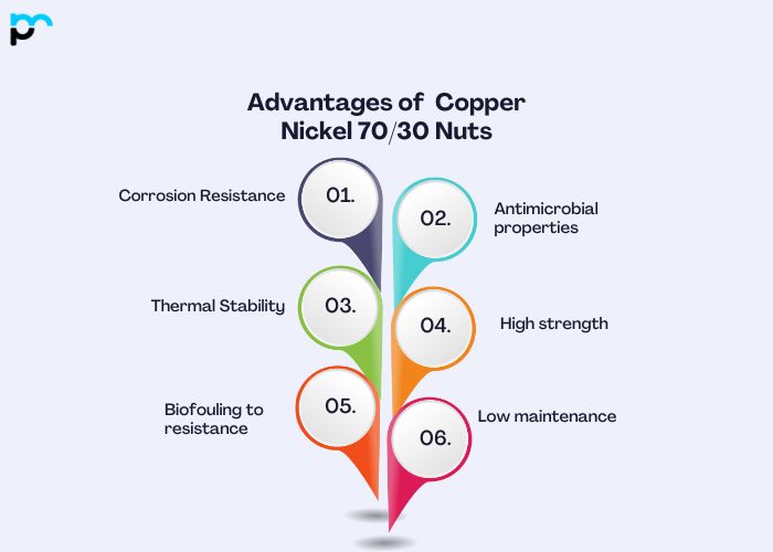 Advantages of Copper Nickel 70/30 Nuts