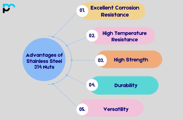 Advantages of Stainless Steel 314 Nuts