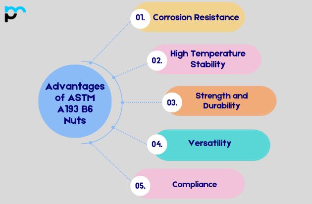 Advantages of ASTM A193 B6 Nuts