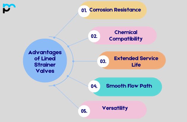 Advantages of Lined Strainer Valves